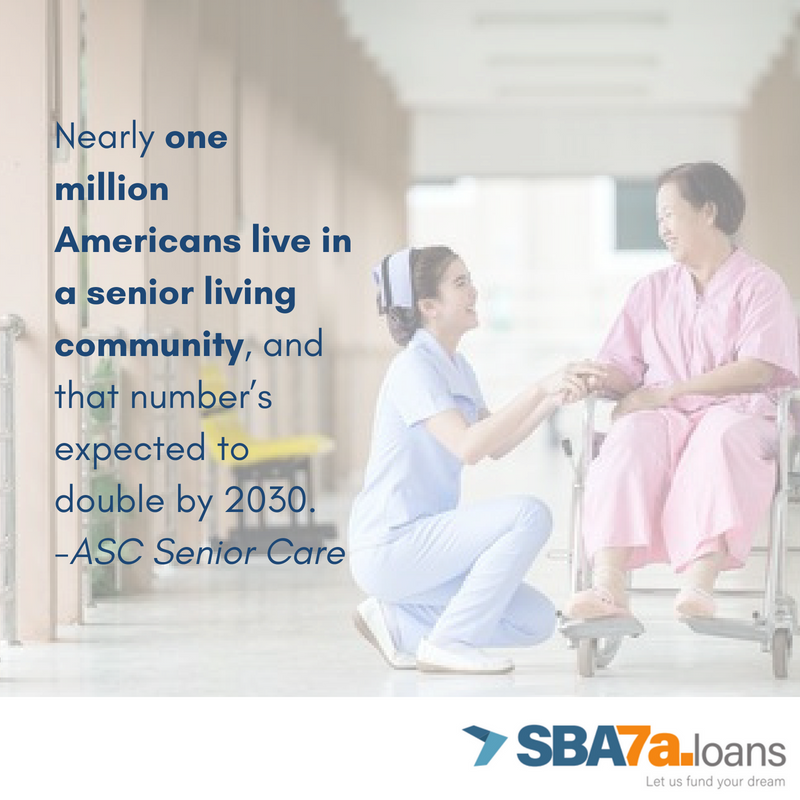 Nearly one million Americans live in a senior living community, and that number is expected to double by 3030.