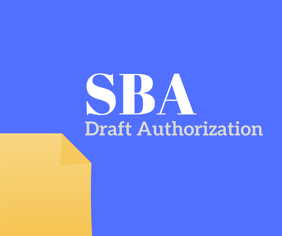 SBA Draft Authorization